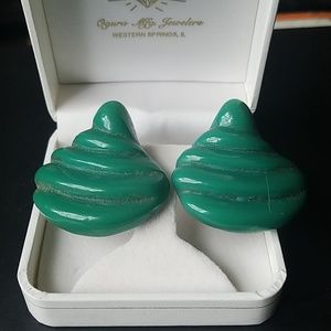 Vintage 80s Ugo Correani chunky Earrings